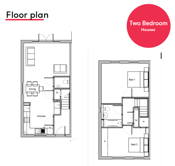 2 Bedroom Mid Terrace House Livewest