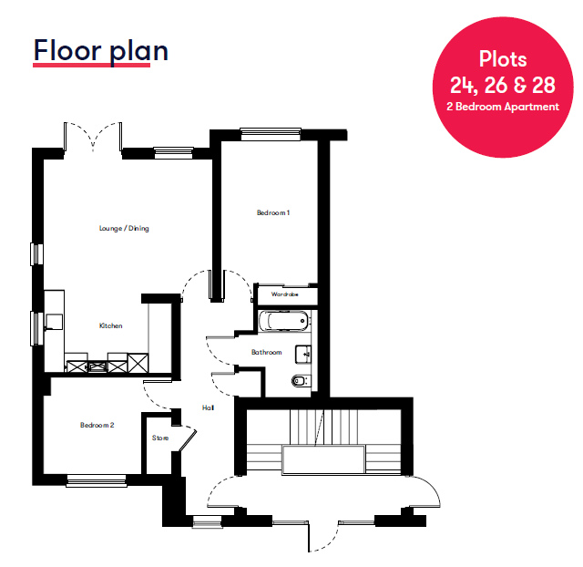 2 Bedroom First Floor Apartment Livewest