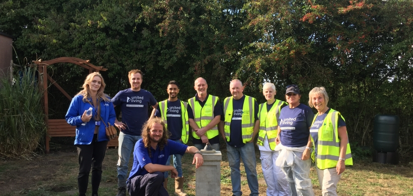 LiveWest staff at local volunteering day