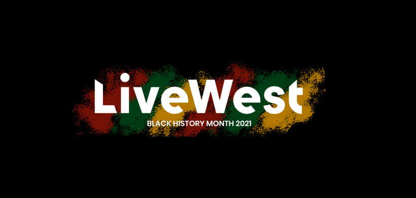 LiveWest Black History Month logo