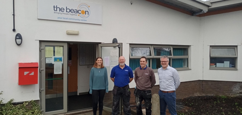 The Beacon Centre gets a facelift thanks to our volunteers