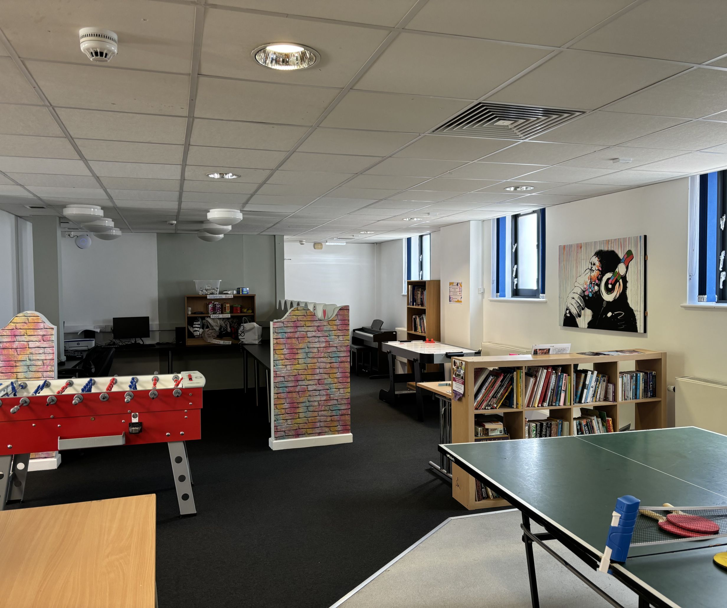 Plymouth Foyer communal area