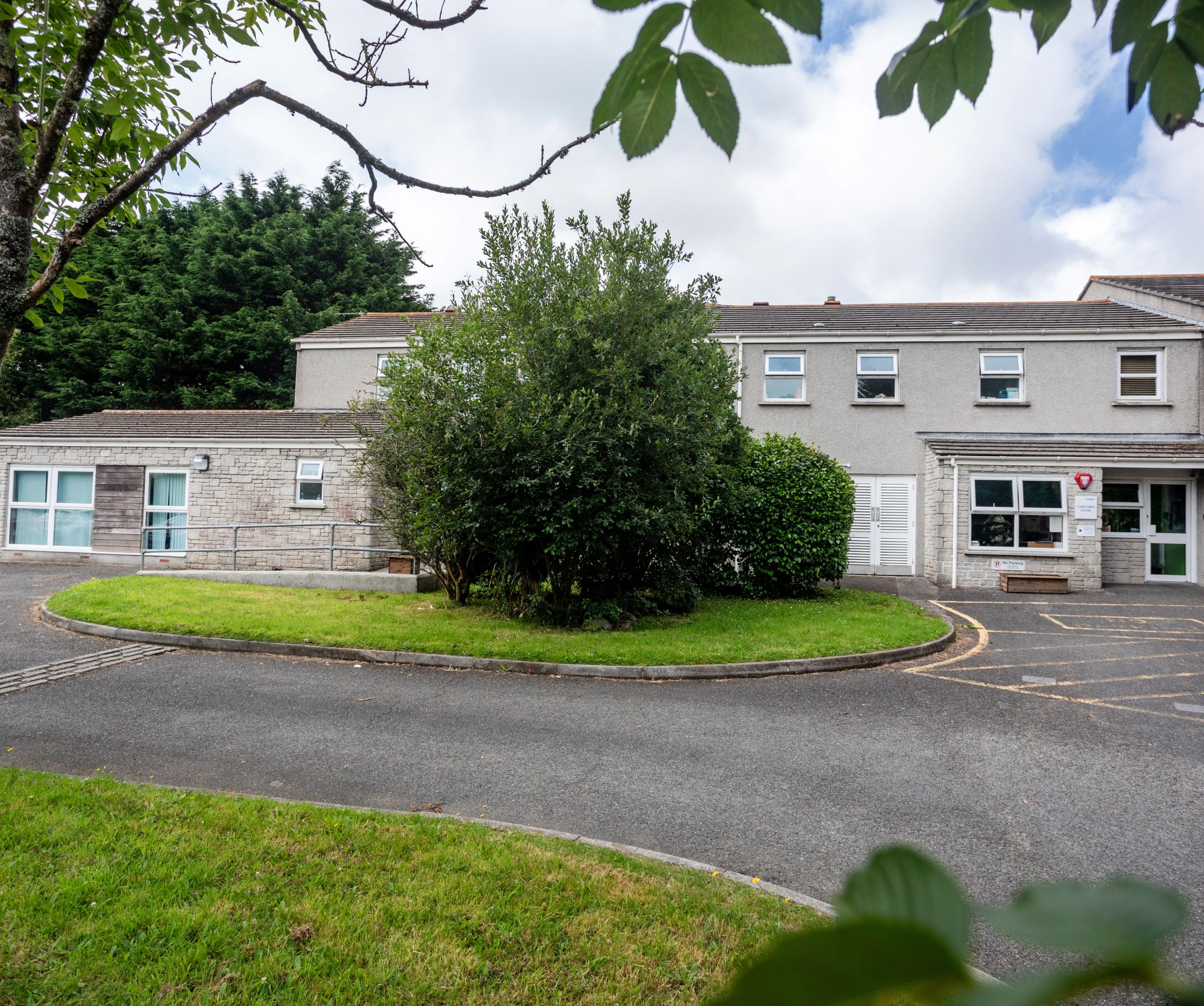 Outside of Carn Brea Foyer