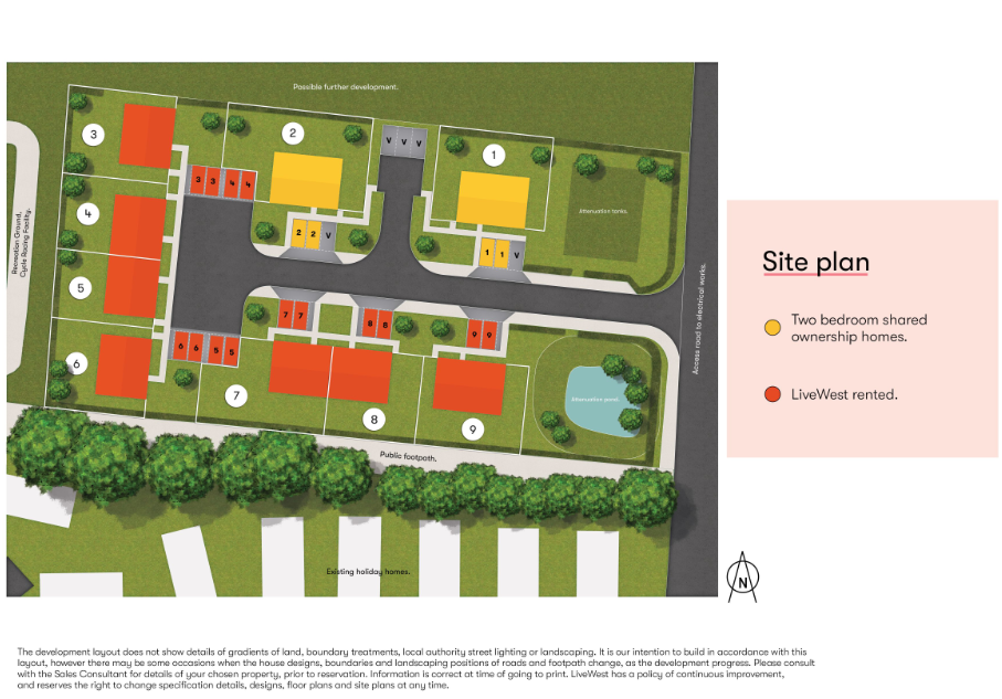 Site Plan Kings Meadow