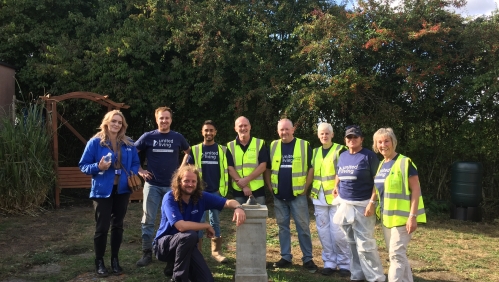 LiveWest staff at local volunteering day